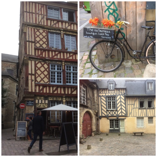 The Medieval architecture of Rennes