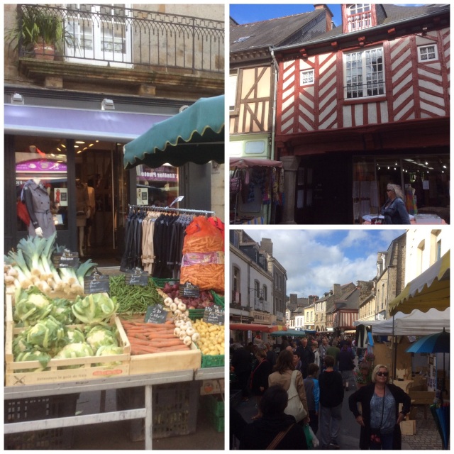 The Saturday market at Dol de Bretagne 